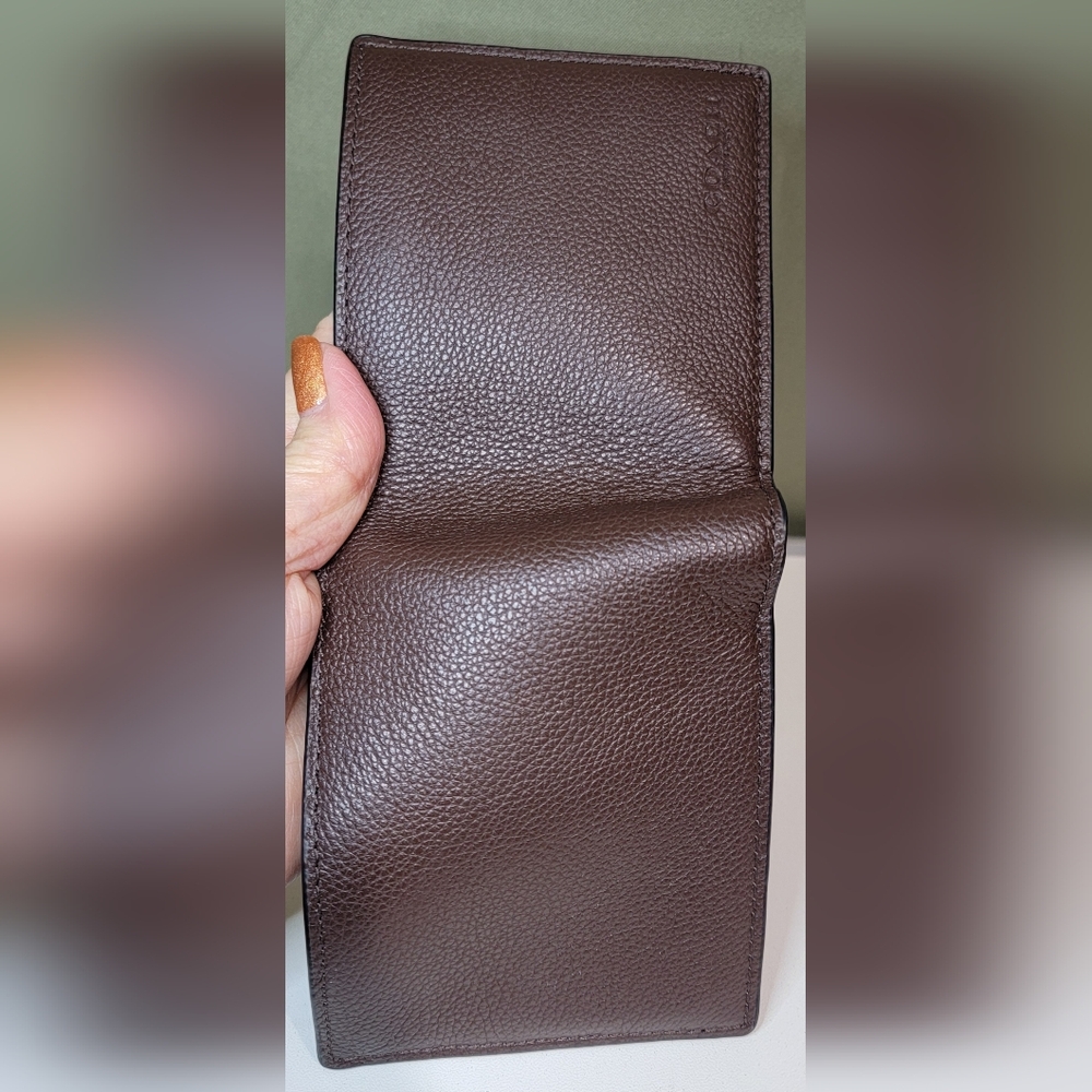 COACH Brown Leather Wallet - Picture 10 of 12